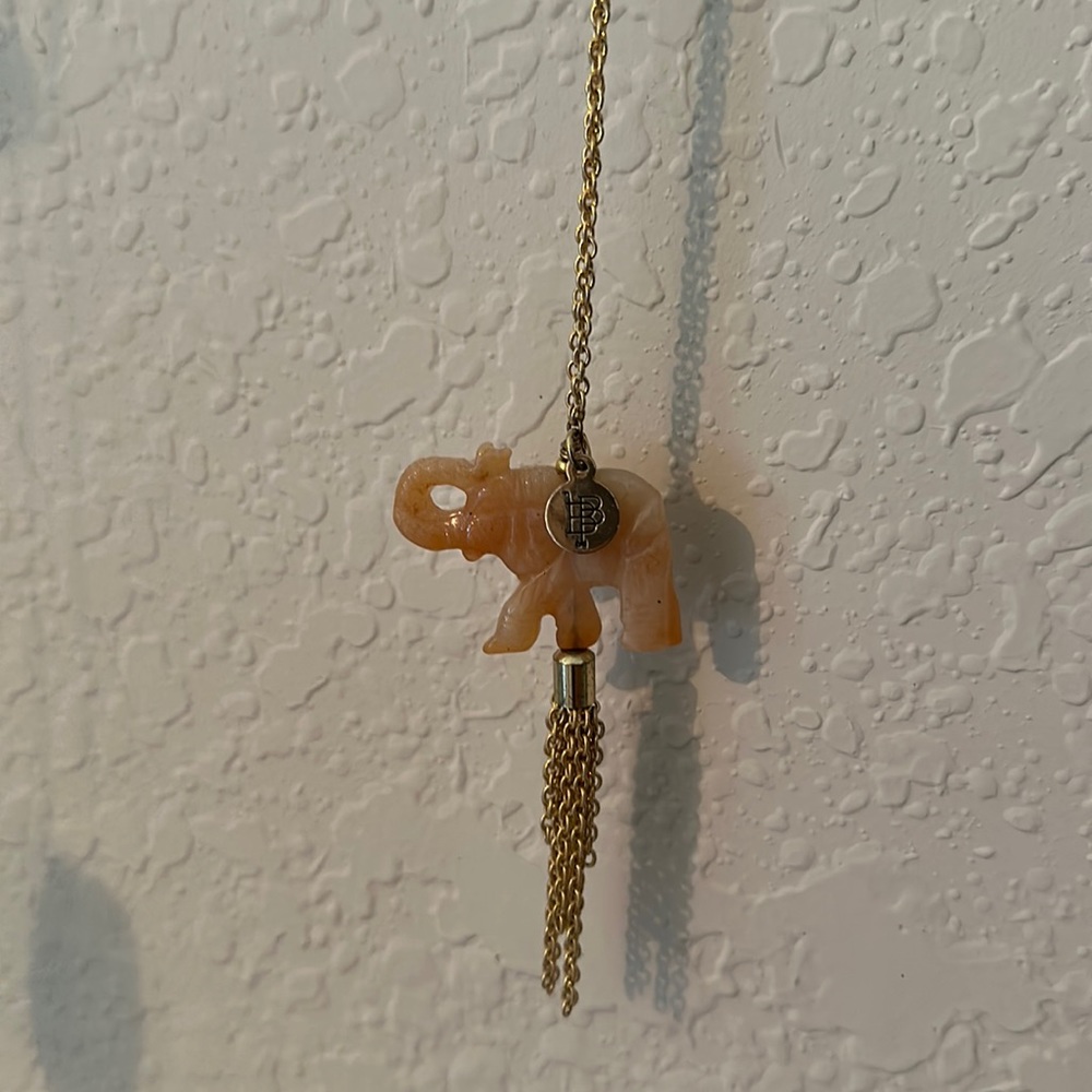 Bourbon and Bowties | Elephant Necklace